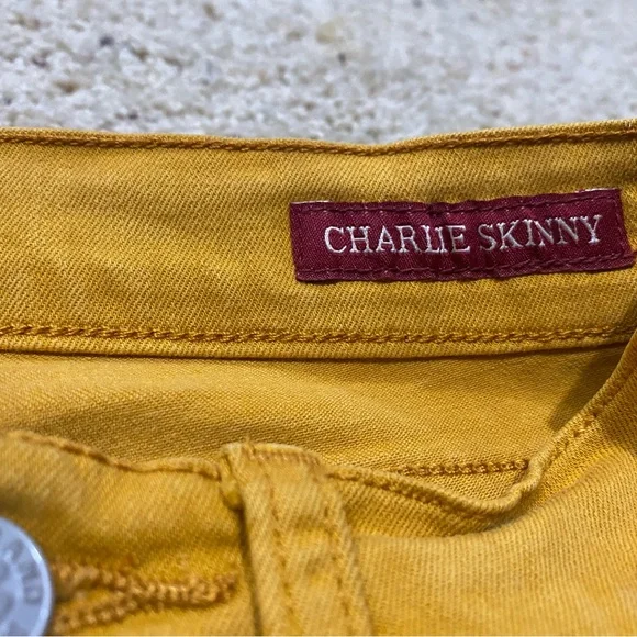 Lucky Brand Women's Mustard Skinny Jeans - Picture 2 of 6